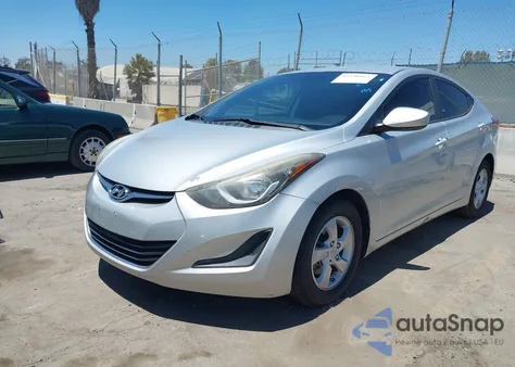 2015 Hyundai Elantra Se from USA, damaged, VIN 5NPDH4AE5FH566159